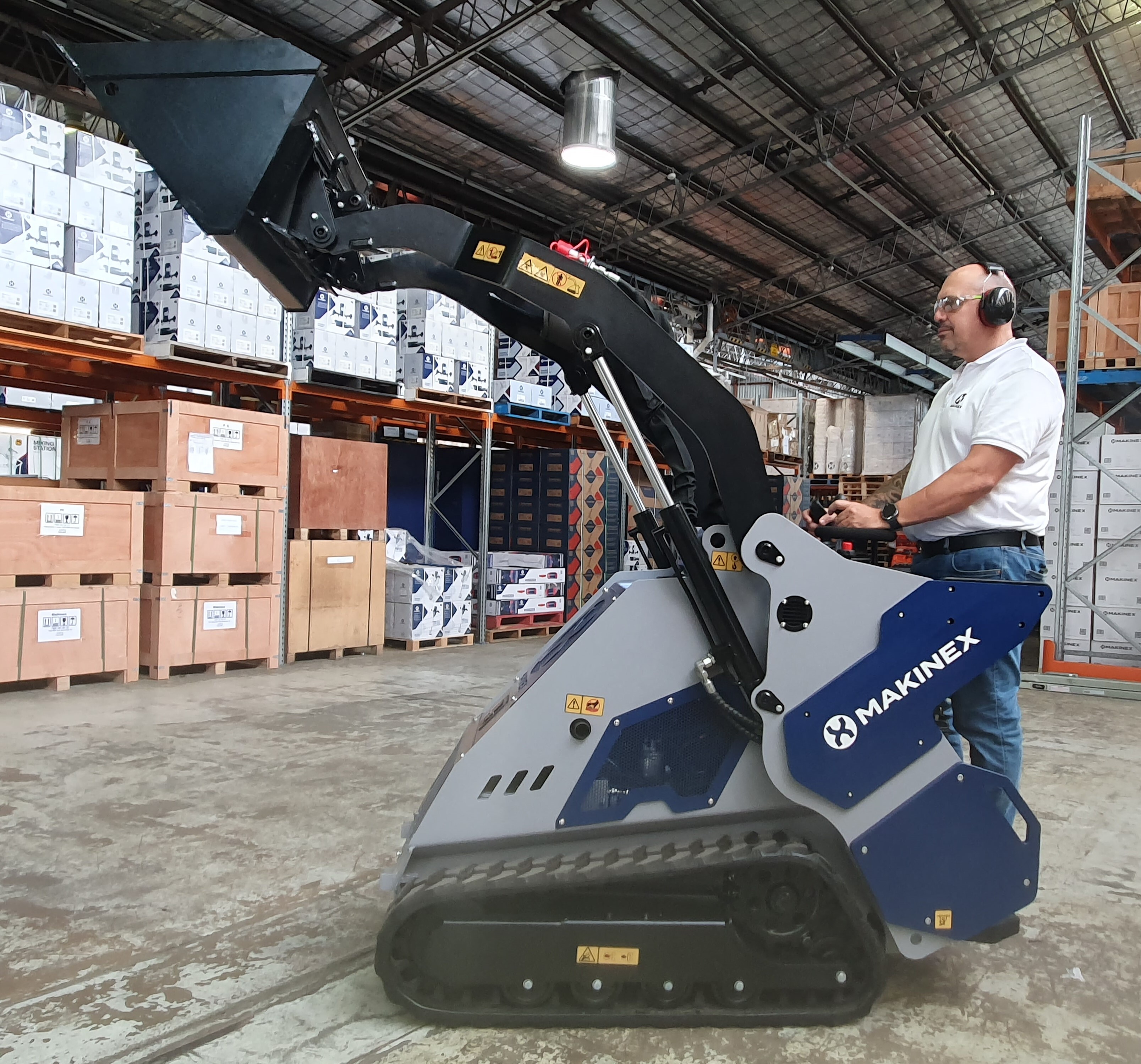 25hp Mini Stand-On Skid Steer
